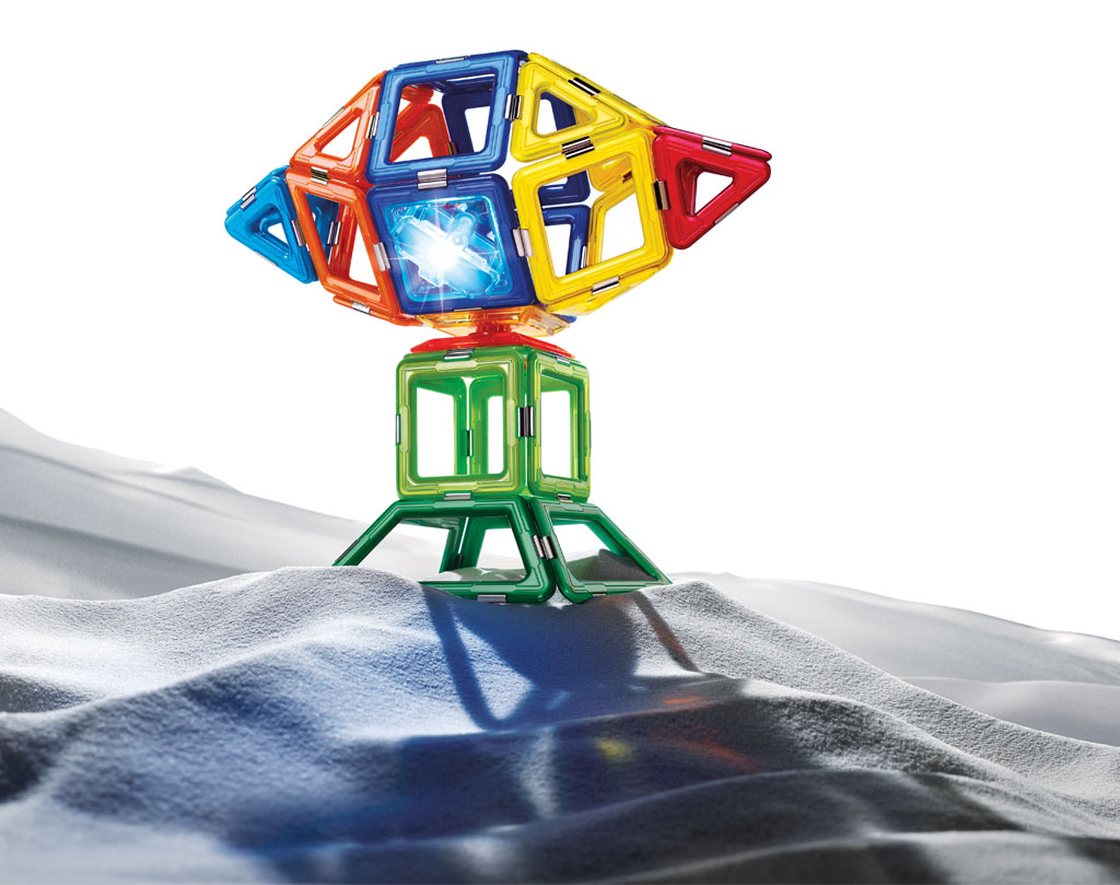 GeoSmart Space Ball 36 Teile mit Spinner und LED-Element 