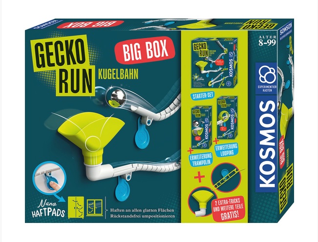 Kosmos Kugelbahn Gecko Run Big Box aus Bio-basiertem Kunststoff