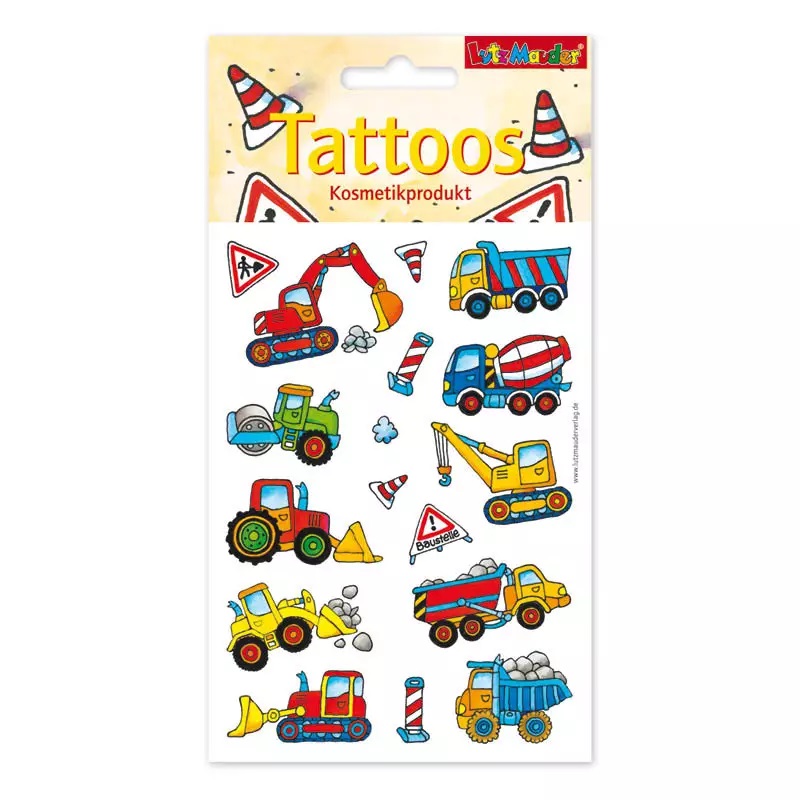 Lutz Mauder Tattoos auf A6, Baustelle