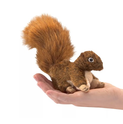 Folkmanis Fingerpuppe Mini Eichhörnchen, rot / Mini Red Squirrel
