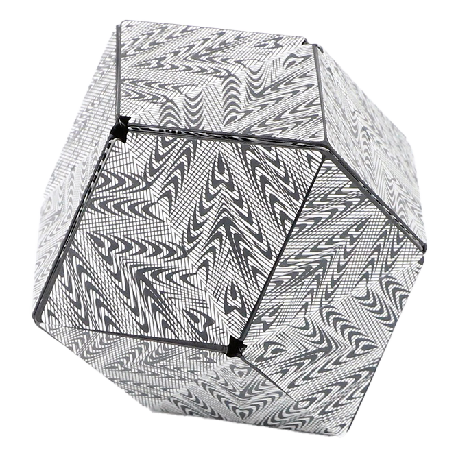 Shashibo Cube - Black and white Magnetwürfel