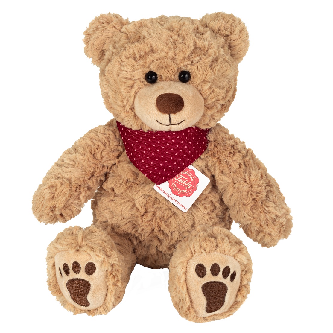 Hermann Teddy Teddy Curtis mit Halstuch 30 cm Stofftier