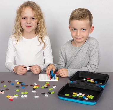 Plus-Plus 100 Kreativ Bausteine Reisekoffer