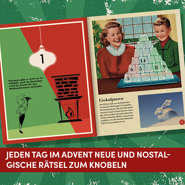 Adventskalender Rentner-Rätselbuch 2  Heine, Stefan