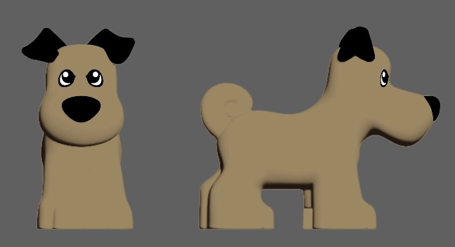 KiddiCraft Klemmbausteinset Hasenstall - 3 Hasen, 1 Hund, 1 Vogel, 1 Schildkröte 89 Teile