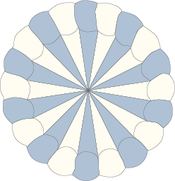 Petites Pommes Pool Henry Nordic Blue Planschbecken Ø 160cm X H 45cm