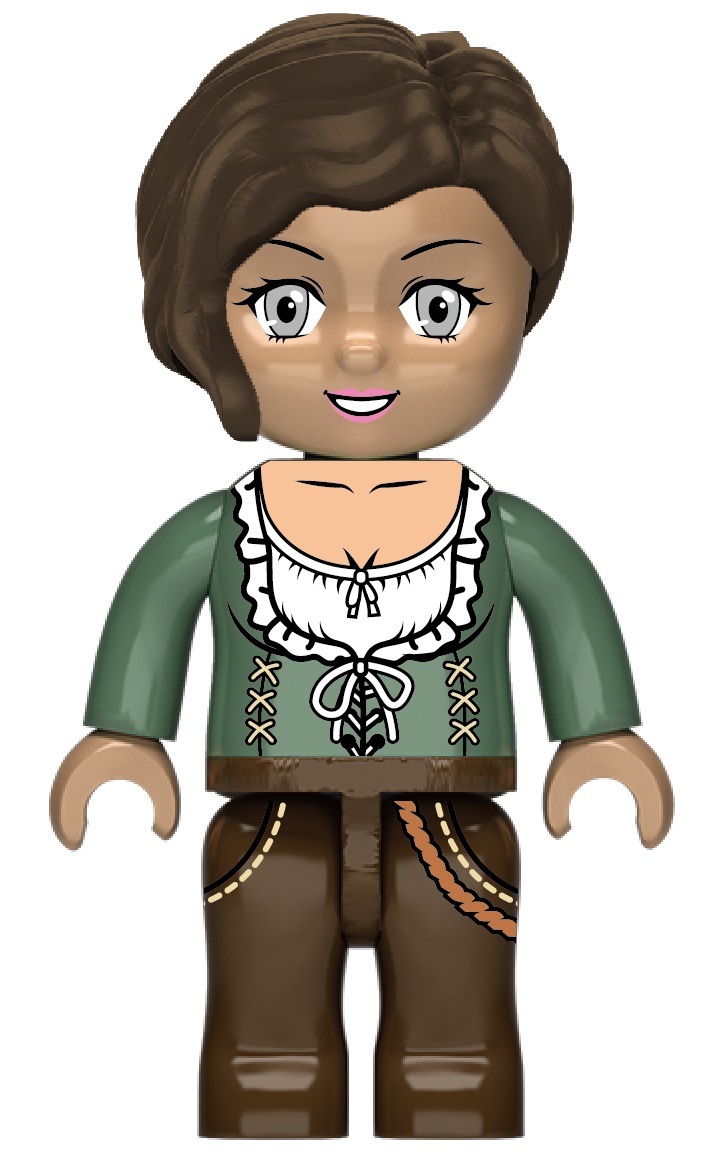 KiddiCraft Klemmbausteinset Bauernhof Stall - viele Figuren inklusive 1114 Teile