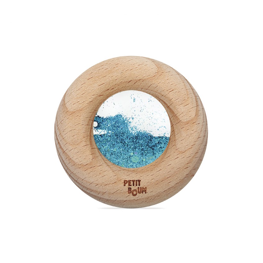 Petit Boum Sensory Calm Donut Turquoise Sensorik Spielzeug für Babys