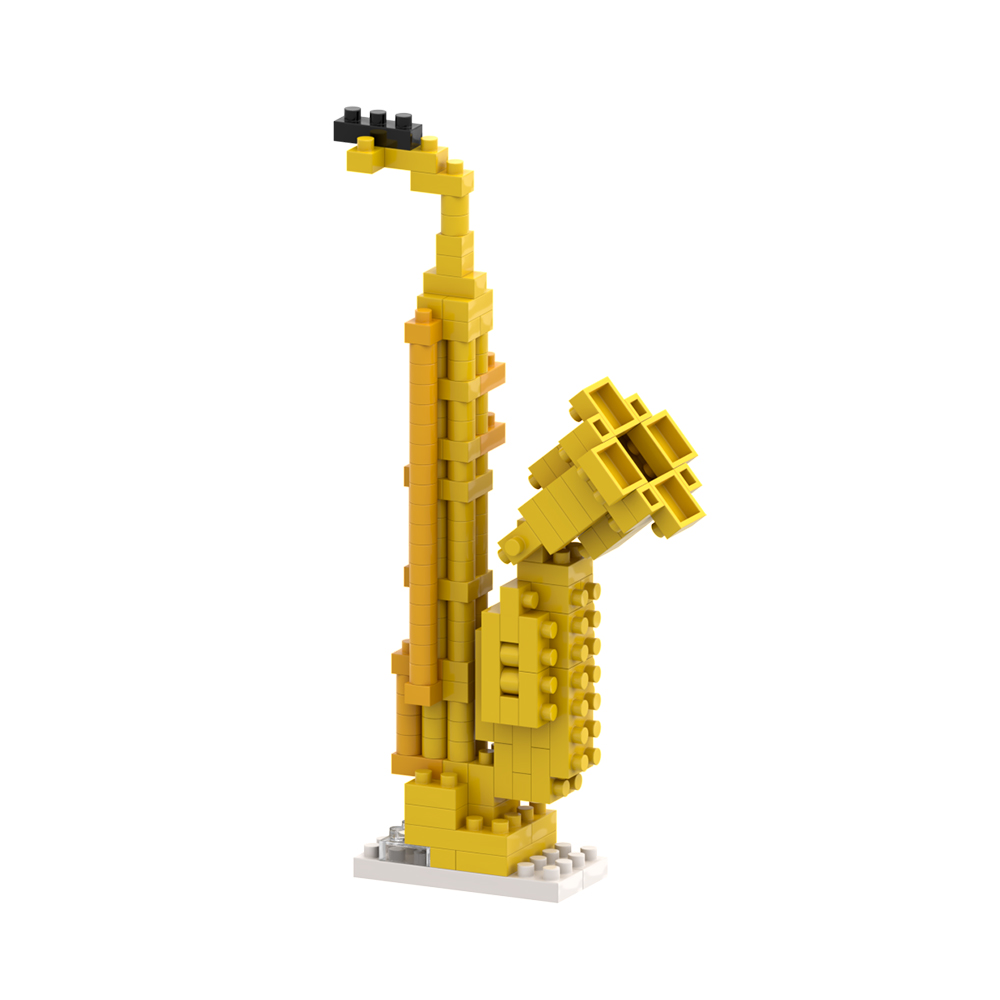 Brixies Saxophon 174 Mini-Klemmbausteine