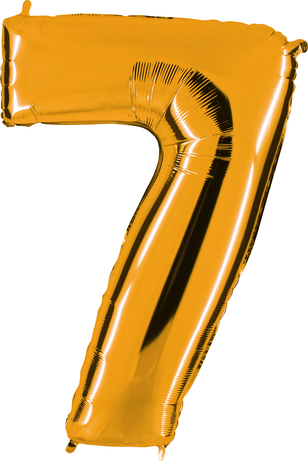 Zahlenballon 40" Folienzahl "7" Gold (Altgold)