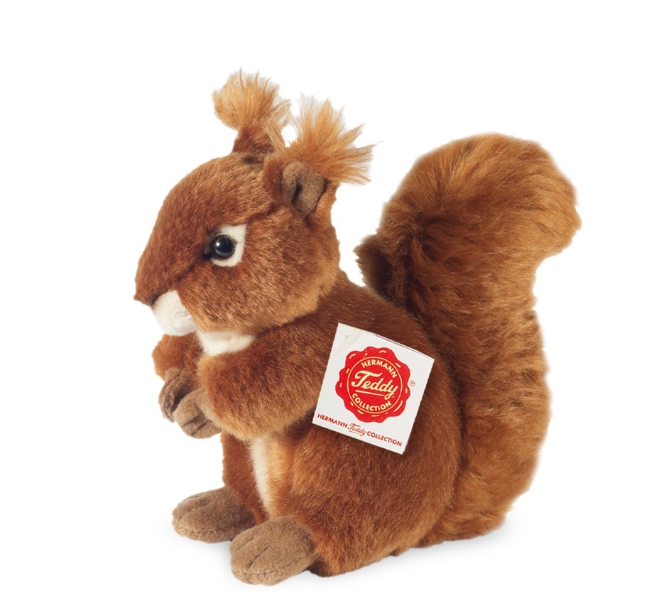 Hermann Teddy Eichhörnchen 17 cm Stofftier Eichhörnchen
