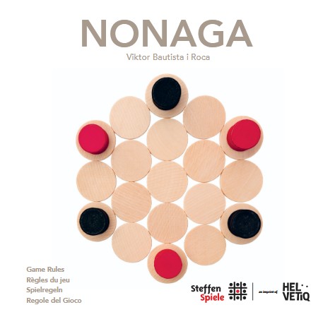 Steffen-Spiele Strategiespiel Nonaga für 2 Personen ab 10 Jahren