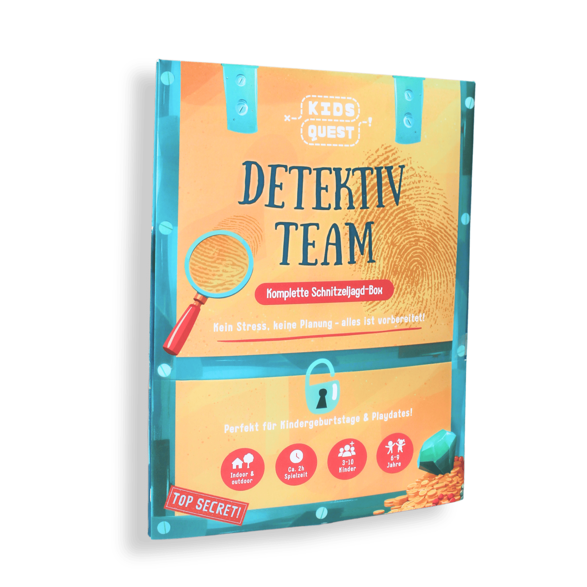 Kids Quest Schnitzeljagd-Box: Detektiv Team für bis zu 10 Kinder