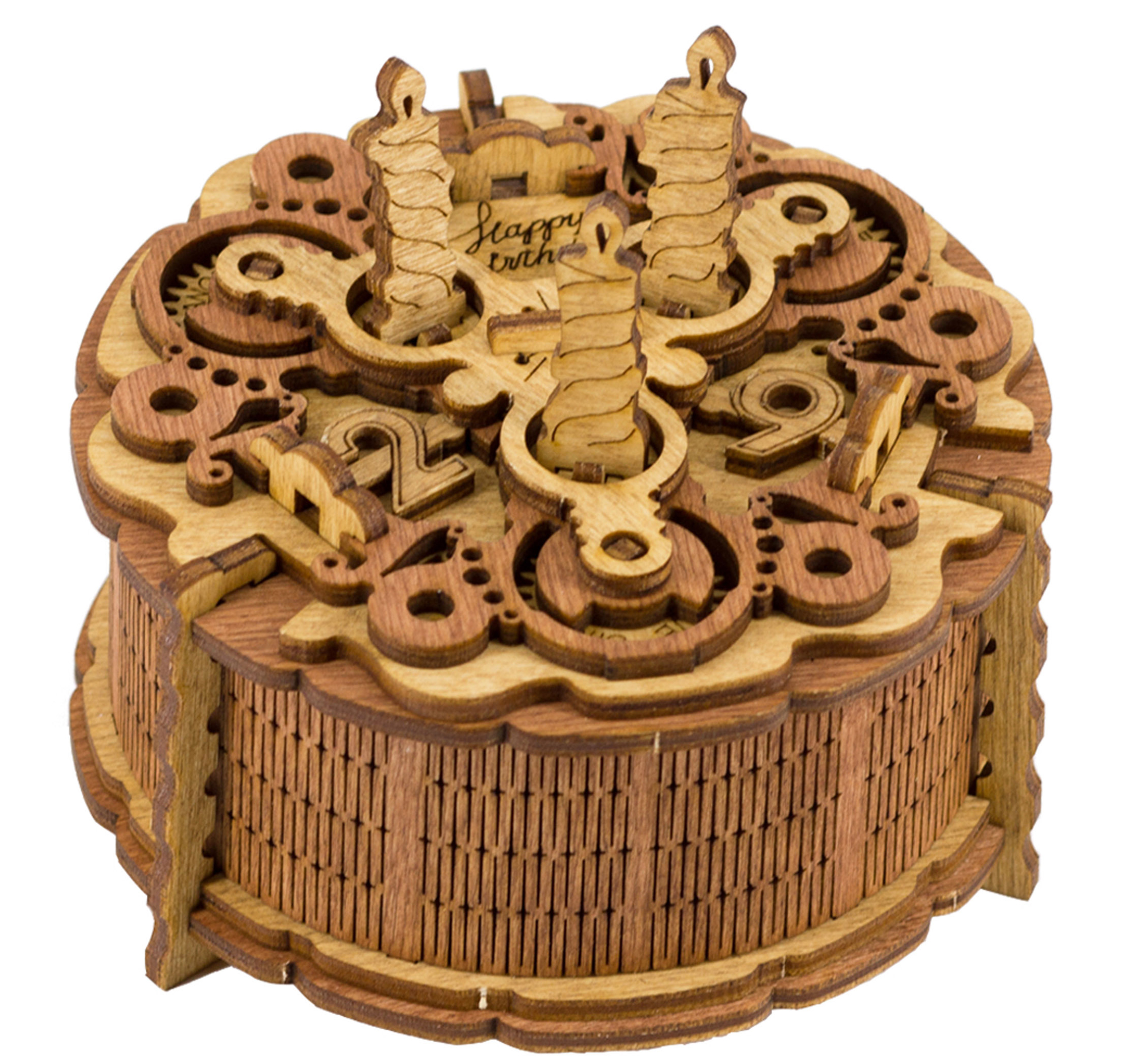 Birthday Cake Gift Puzzle Box - Rätselspiel, Geschenkverpackung 