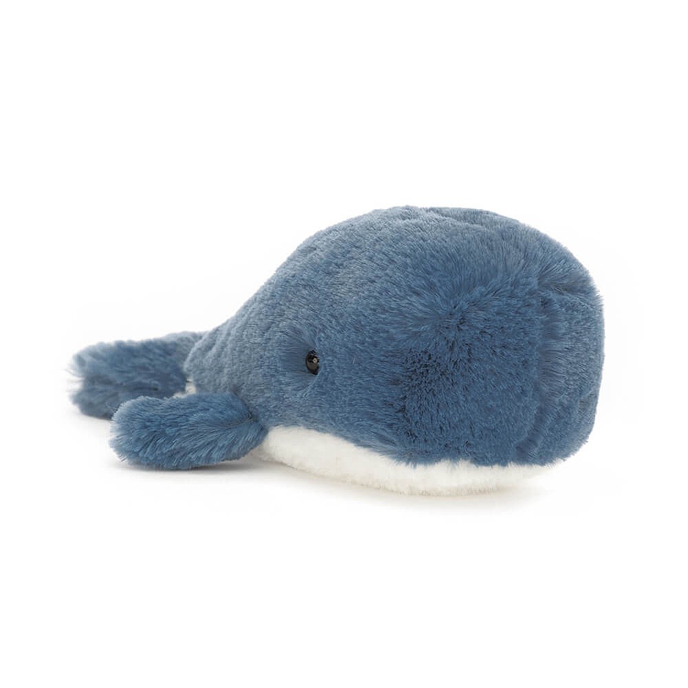 Jellycat Stofftier Wavelly Whale Blue
