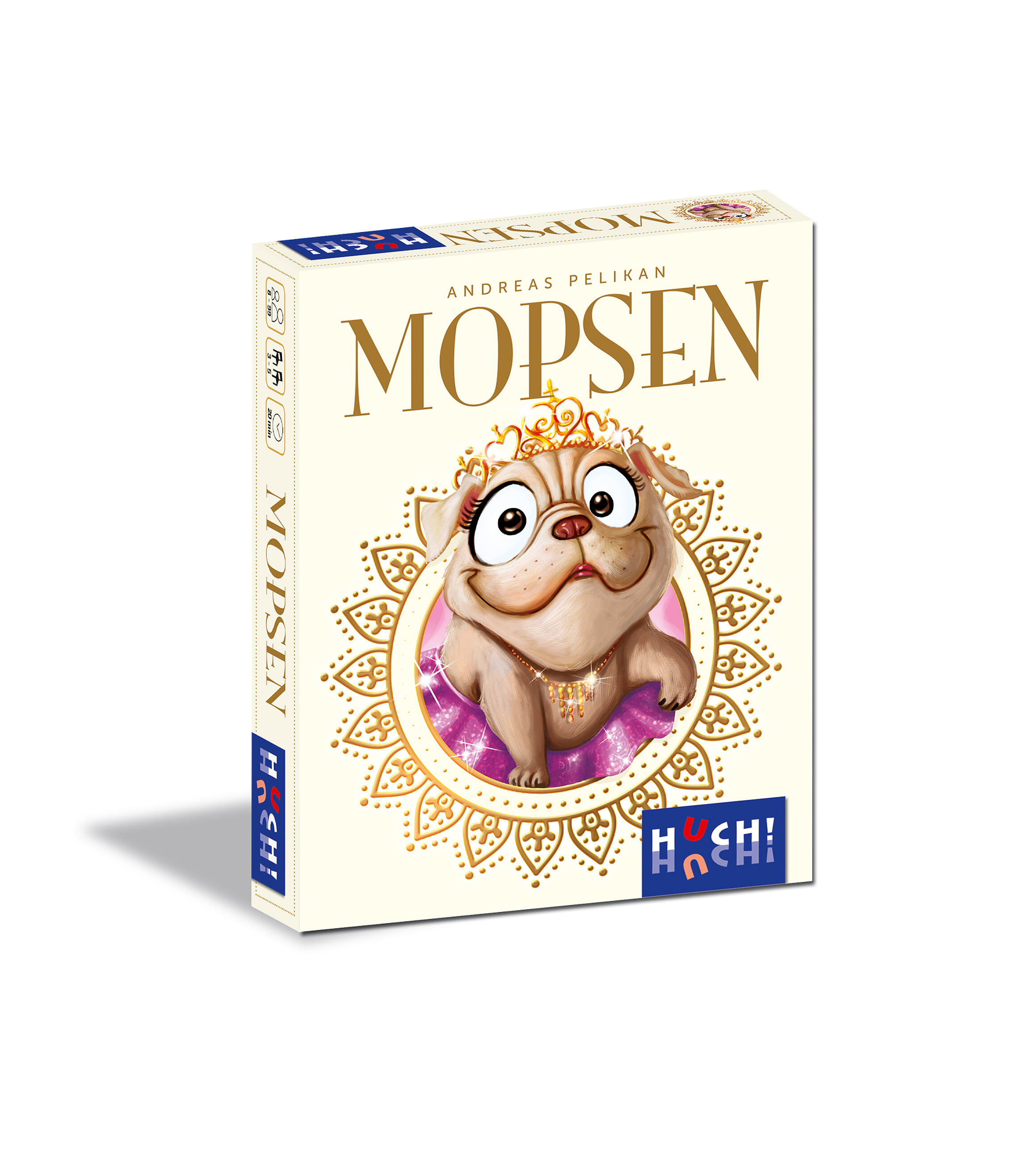 Huch! Kartenspiel Mopsen charmantes Stichspiel