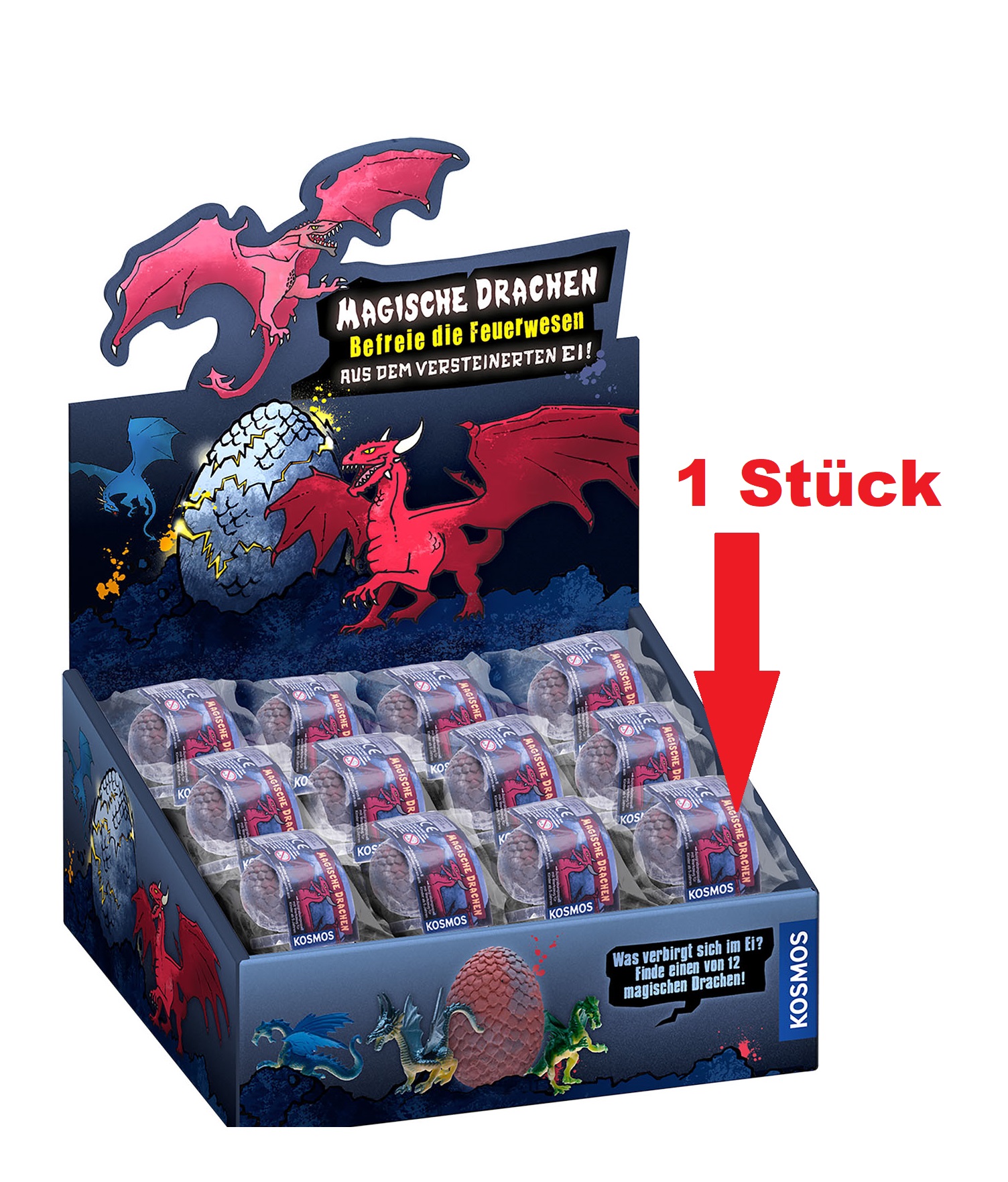 Kosmos Drachen-Ei zum Ausgraben