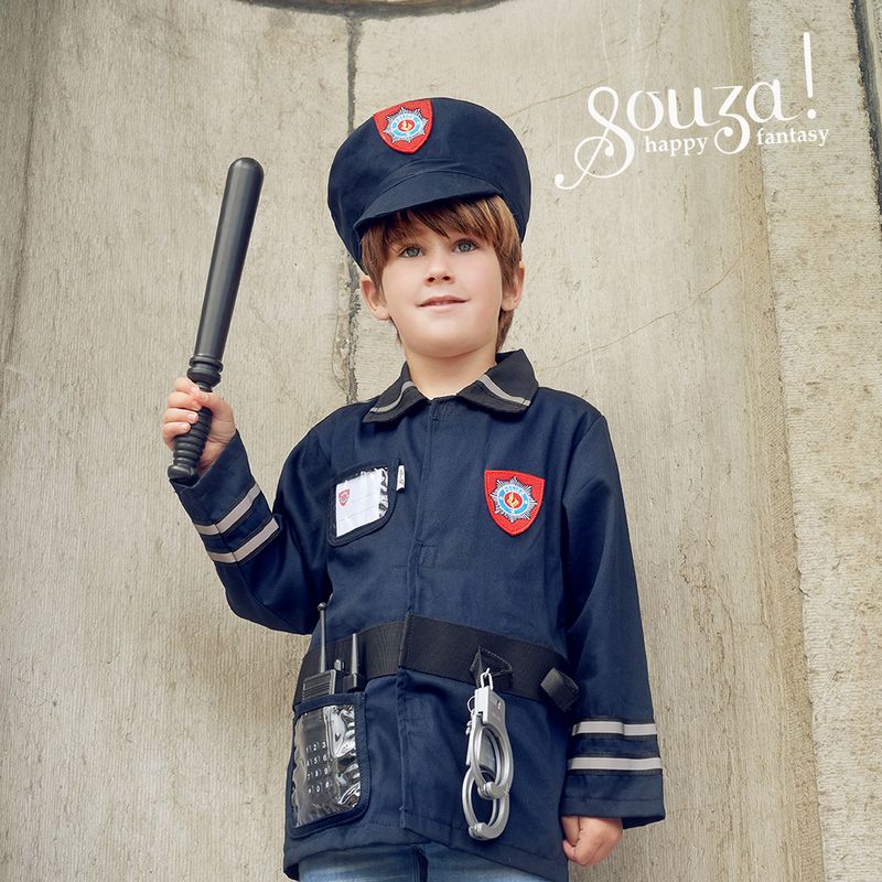 Souza for Kids Polizei-Kostümset 5-7 Jahre