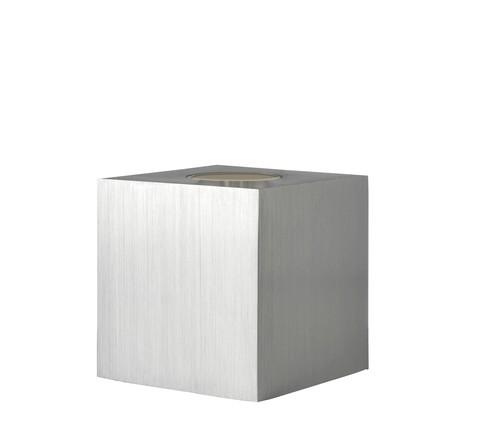 Sompex Tischleuchte CUBIC Aluminiumwürfel