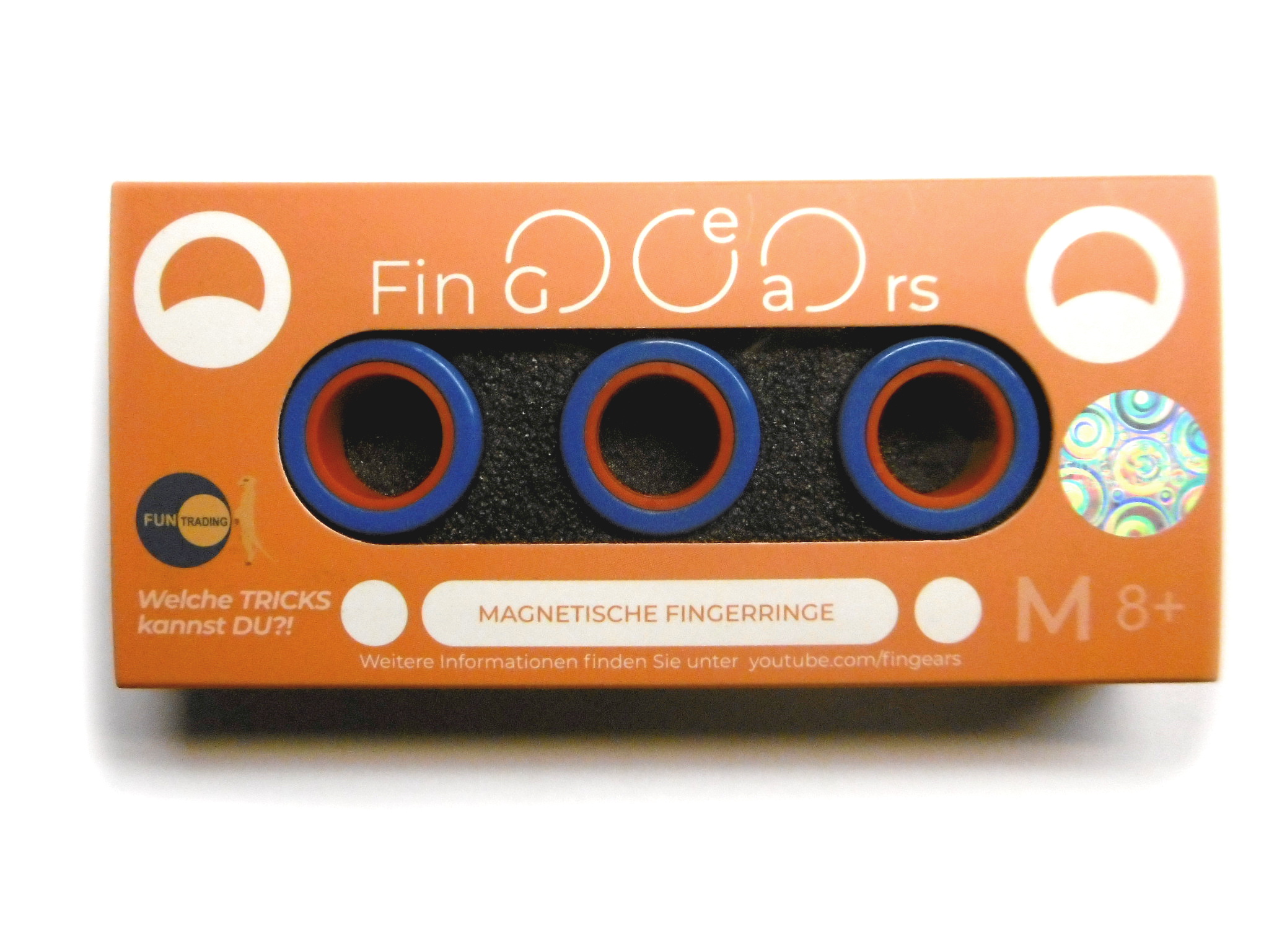 Fingears Spinner M - Fidgettoy Die magnetischen Fingerringe, verschiedene Farbvarianten