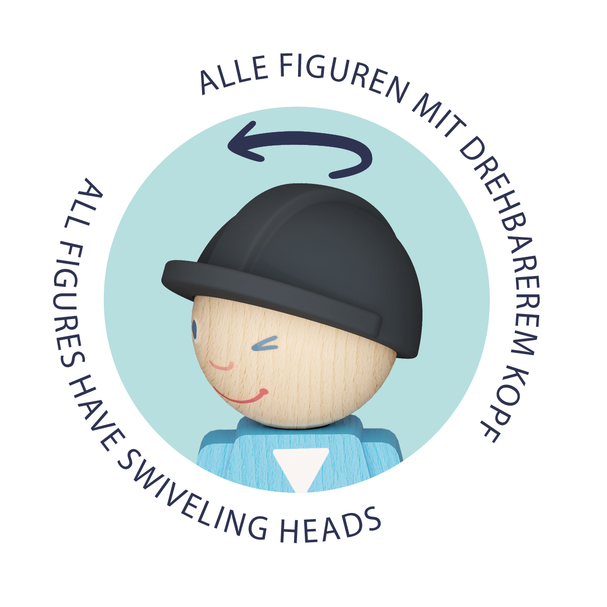 Haba My 1st Block World – Spielfigur Alex Bausteinwelt ab 1 Jahr