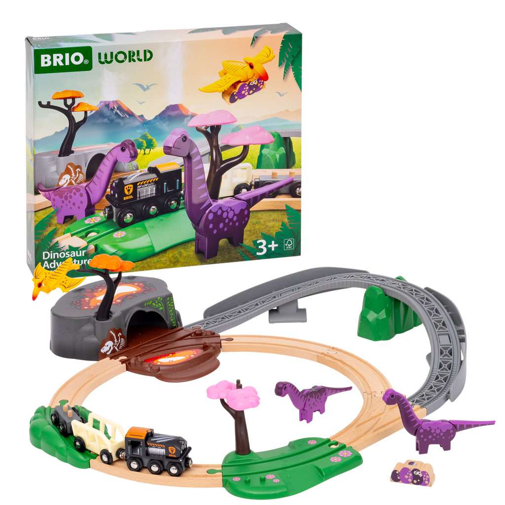 BRIO Dinosaurier Abenteuer-Set