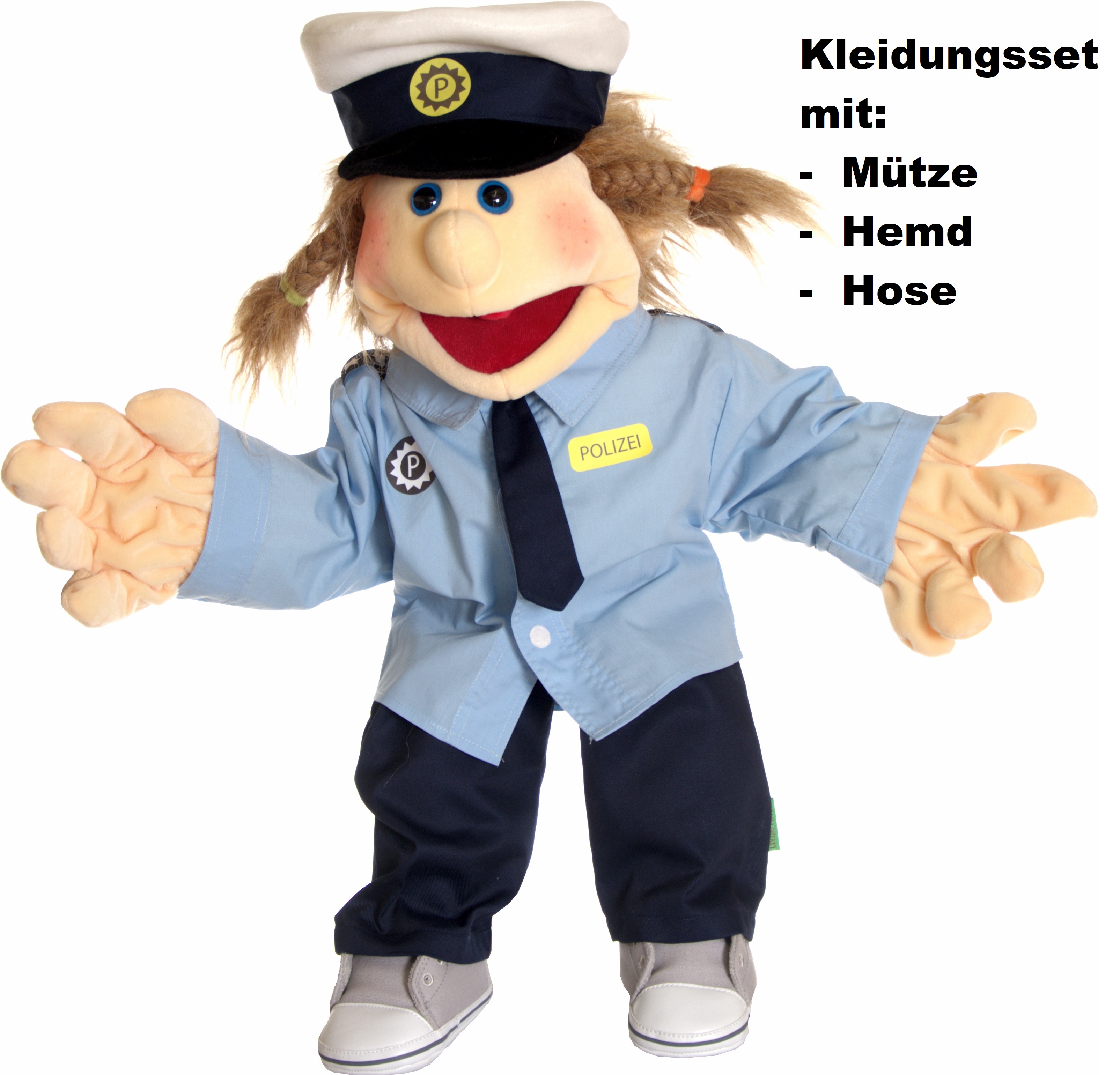 Living Puppets Bekleidung Polizei Kleidung (3teilig) 65cm ohne Puppe