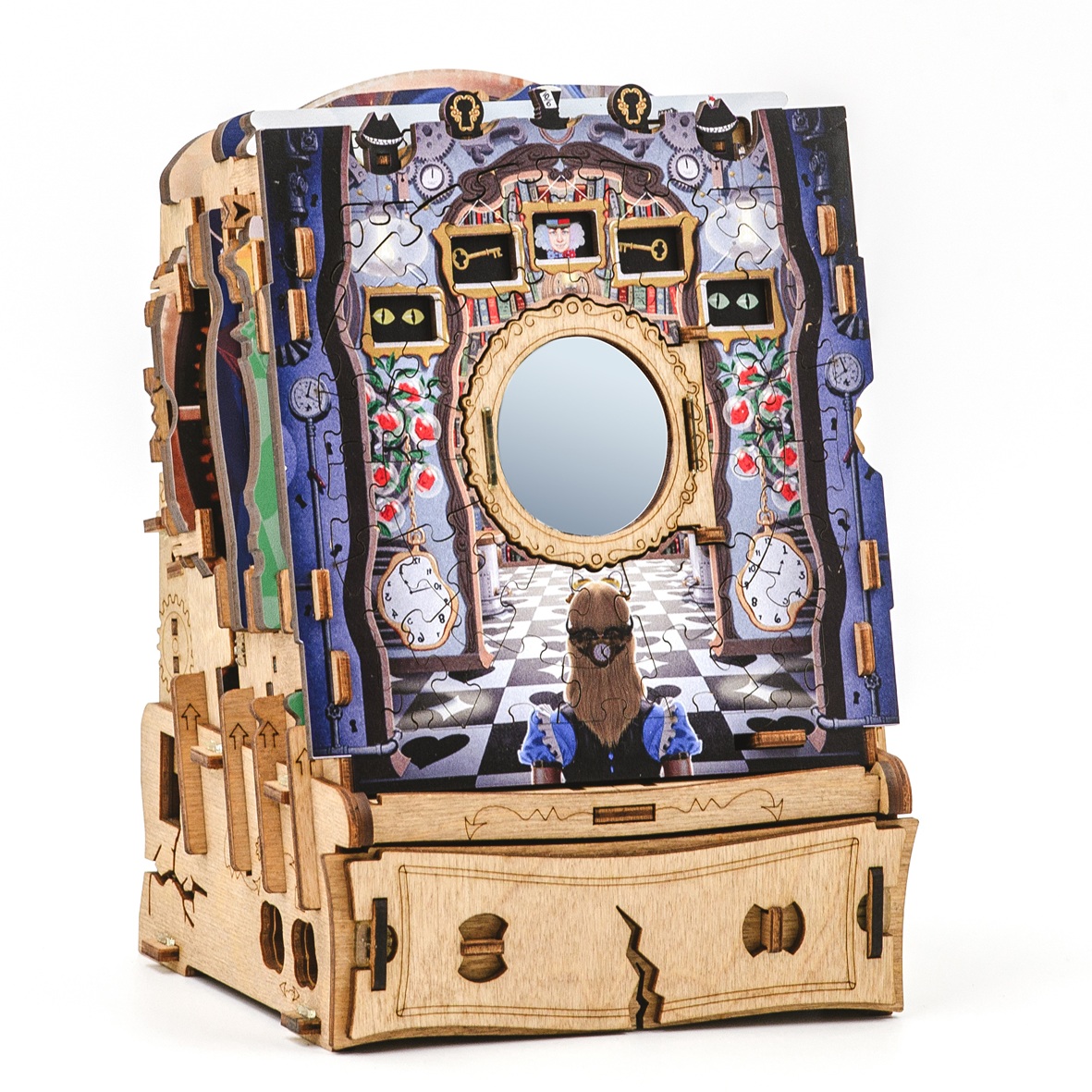 Rätselspiel Cluepuzzle - The Wonderbox of Alice  Rätselbox mit Puzzle