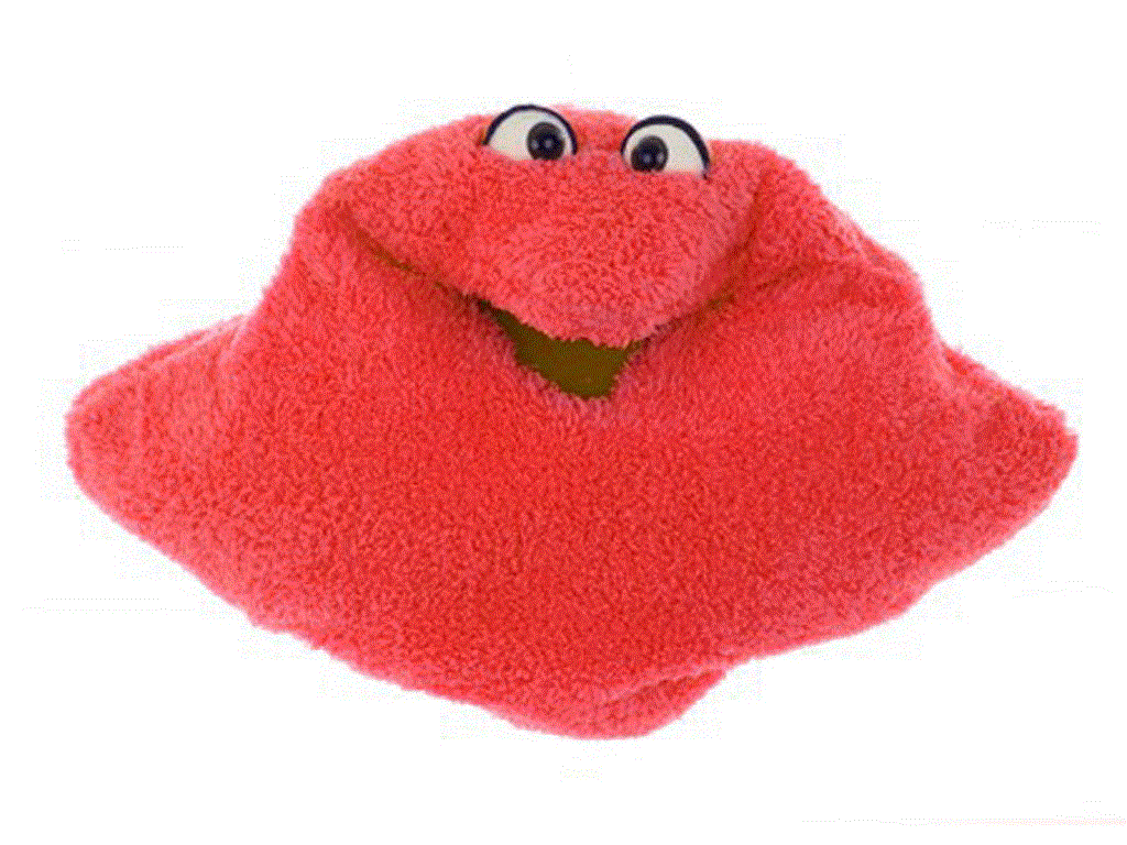 Living Puppets Wunschtraumkuschelmuschelkissen Rot 