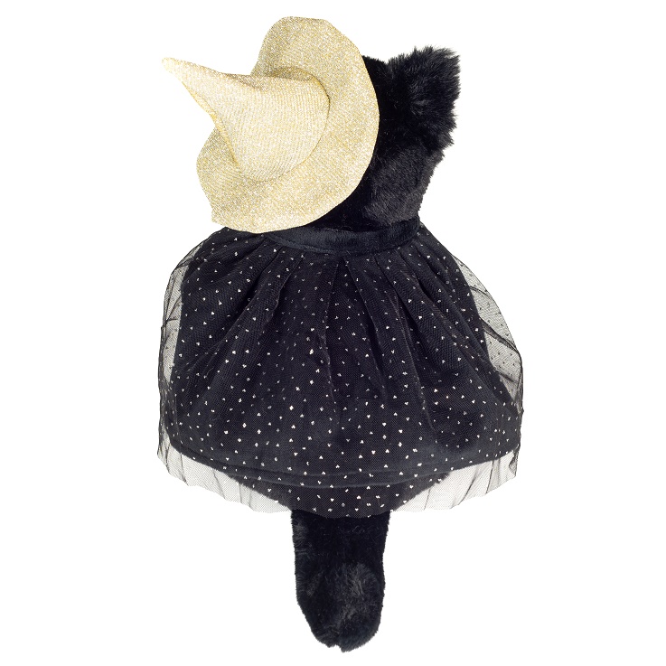 Hermann Teddy Halloween Katze 20 cm