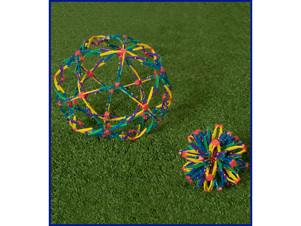 Original Hoberman Mini Sphere Rainbow