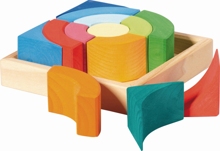 Glückskäfer Baukasten Quadrat Kreise