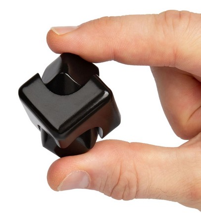 Bopster Fidget Spinner Cube - Black Metall Fidget Toy