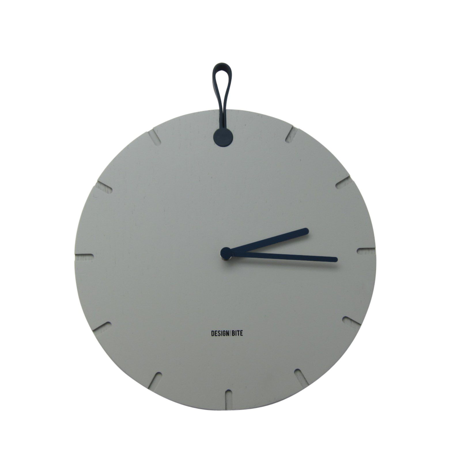 DesignBite BIG HUG Wanduhr - grau