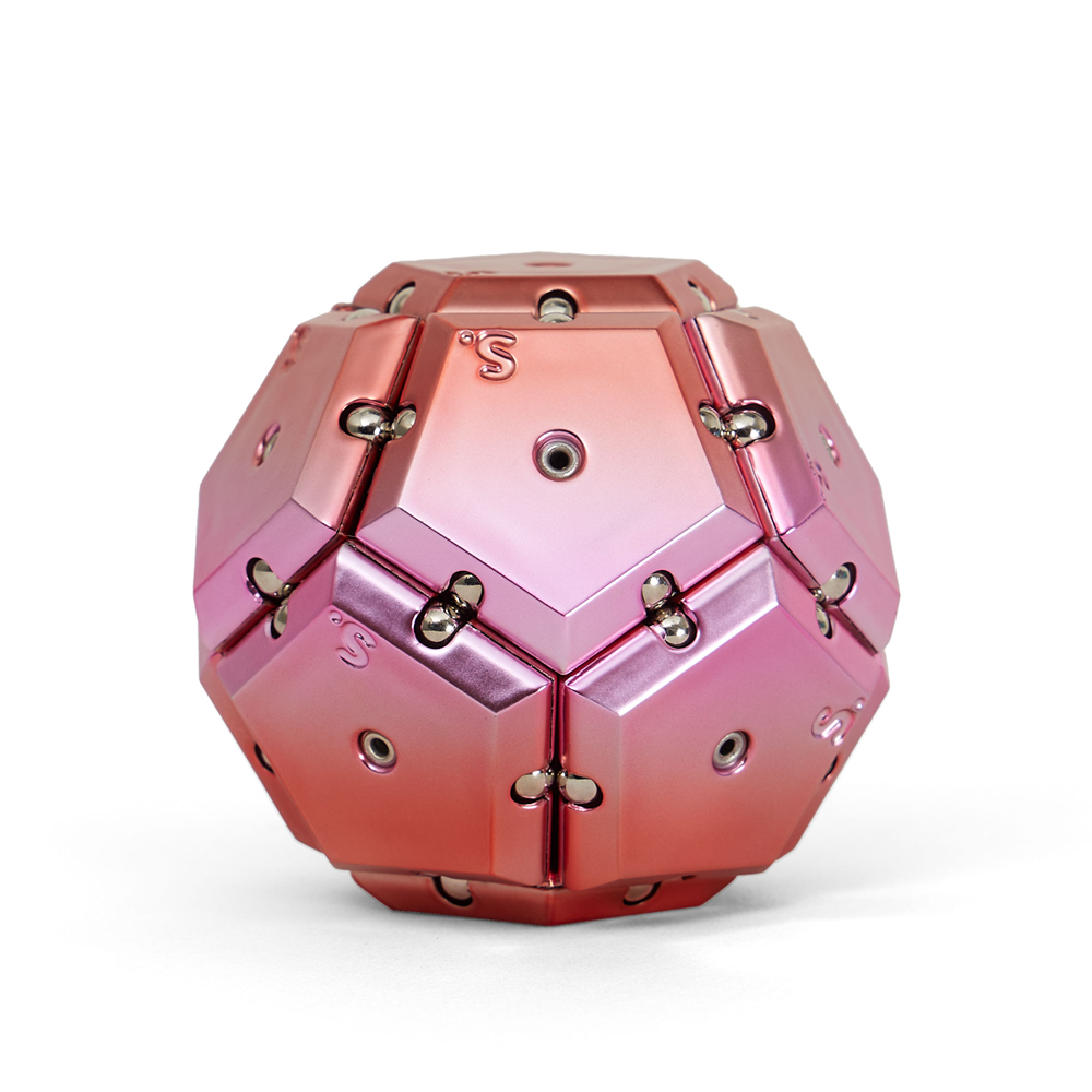 SPEKS Geode Sphere Chrome Stellar Pink Magnet Fidgettoy ab 14 Jahren