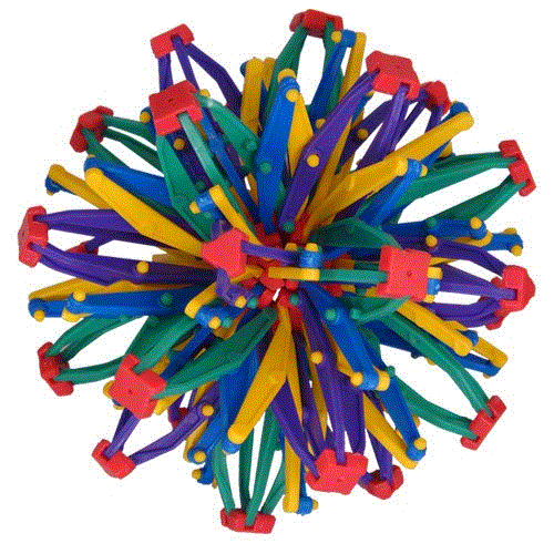 Original Hoberman Mini Sphere Rainbow