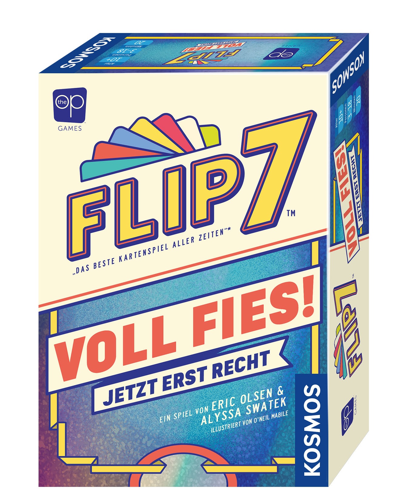 Kosmos Kartenspiel Flip 7 Voll fies