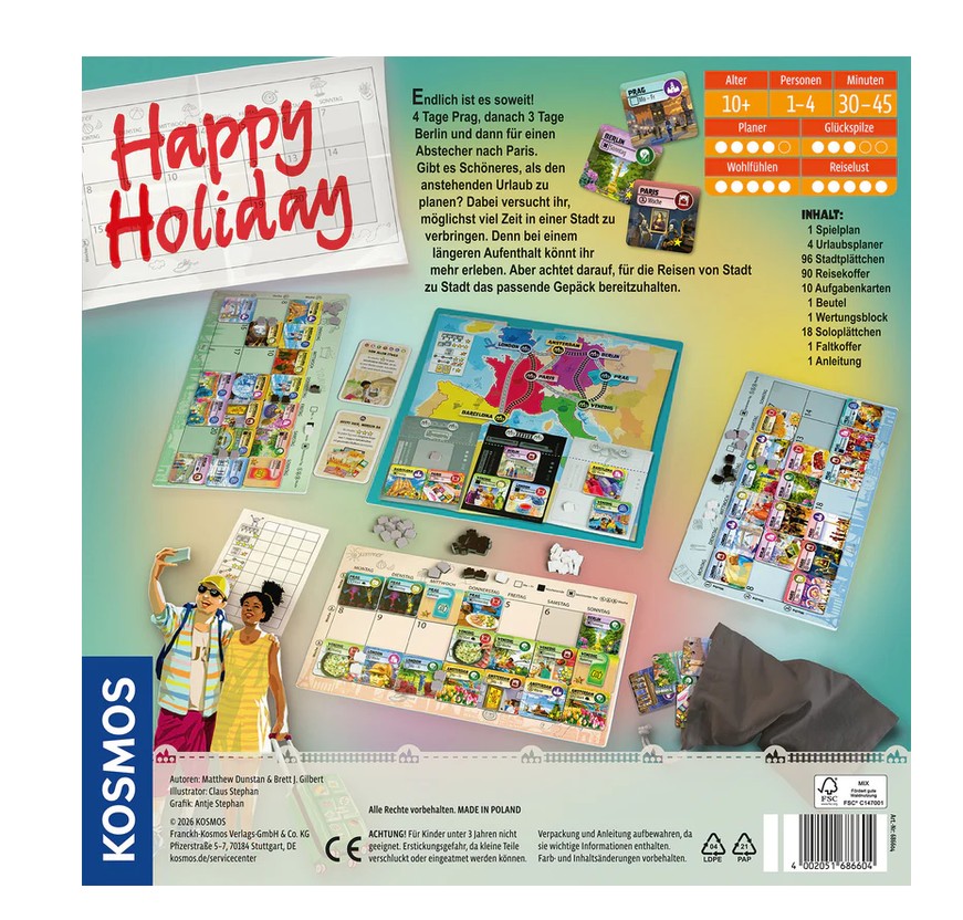 Kosmos Gesellschaftsspiel Happy Holiday