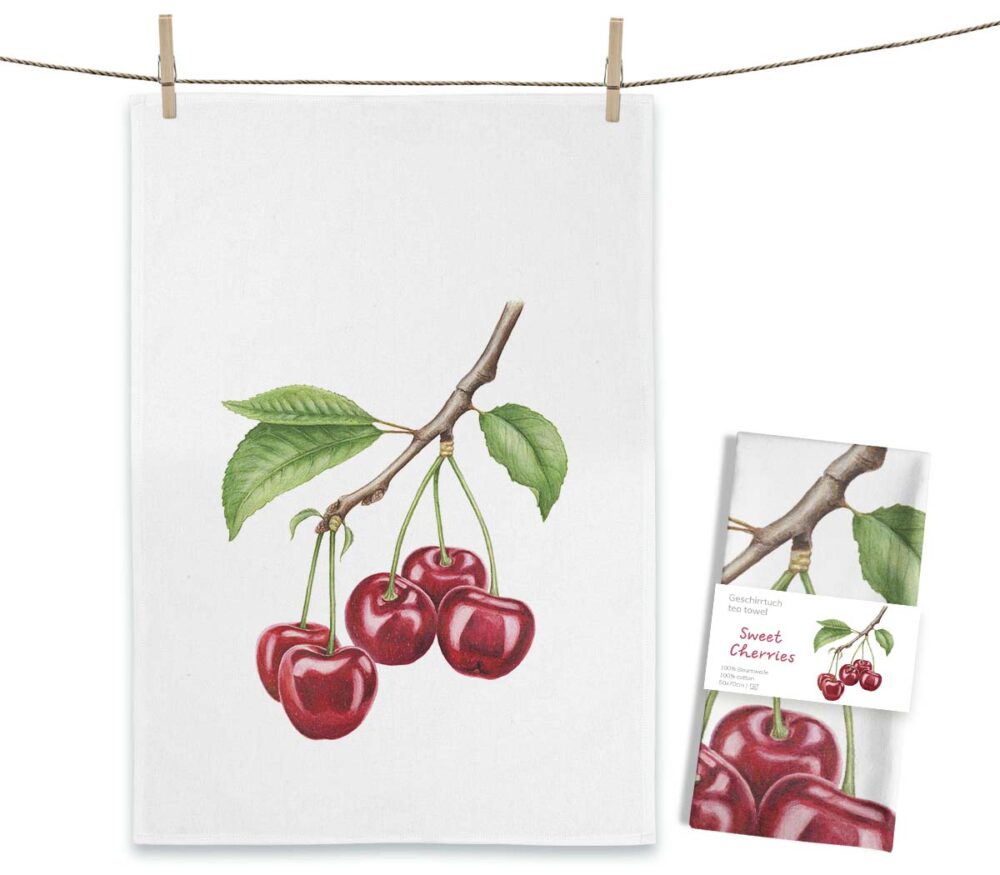 Maluu Geschirrtuch Sweet Cherries