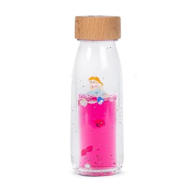 Petit Boum Move Bottle Sea Sparkle Sensorik Spielzeug Sensory Bottle