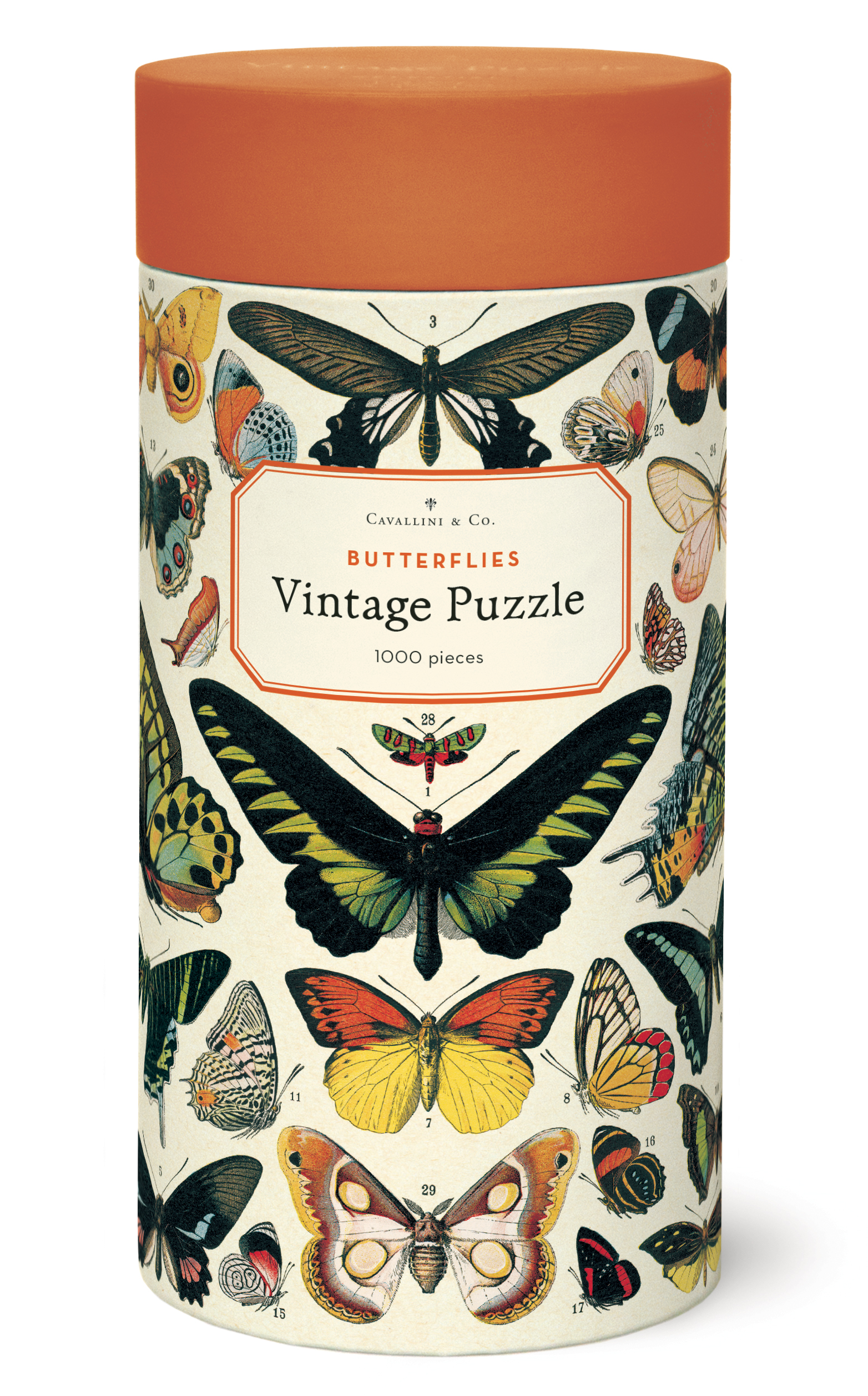 Cavallini & Co. Vintage Puzzle Butterflies 1000 Teile  
