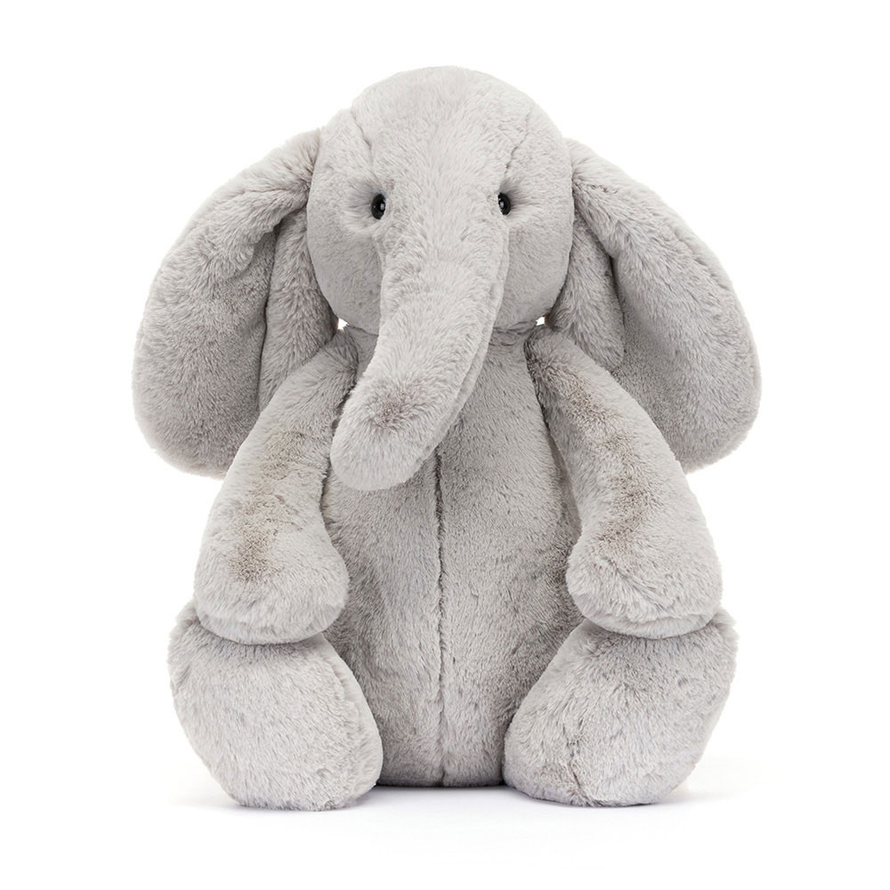 Jellycat Stofftier Bashful Luxe Elephant Thuddeus Big Plüsch-Elefant groß