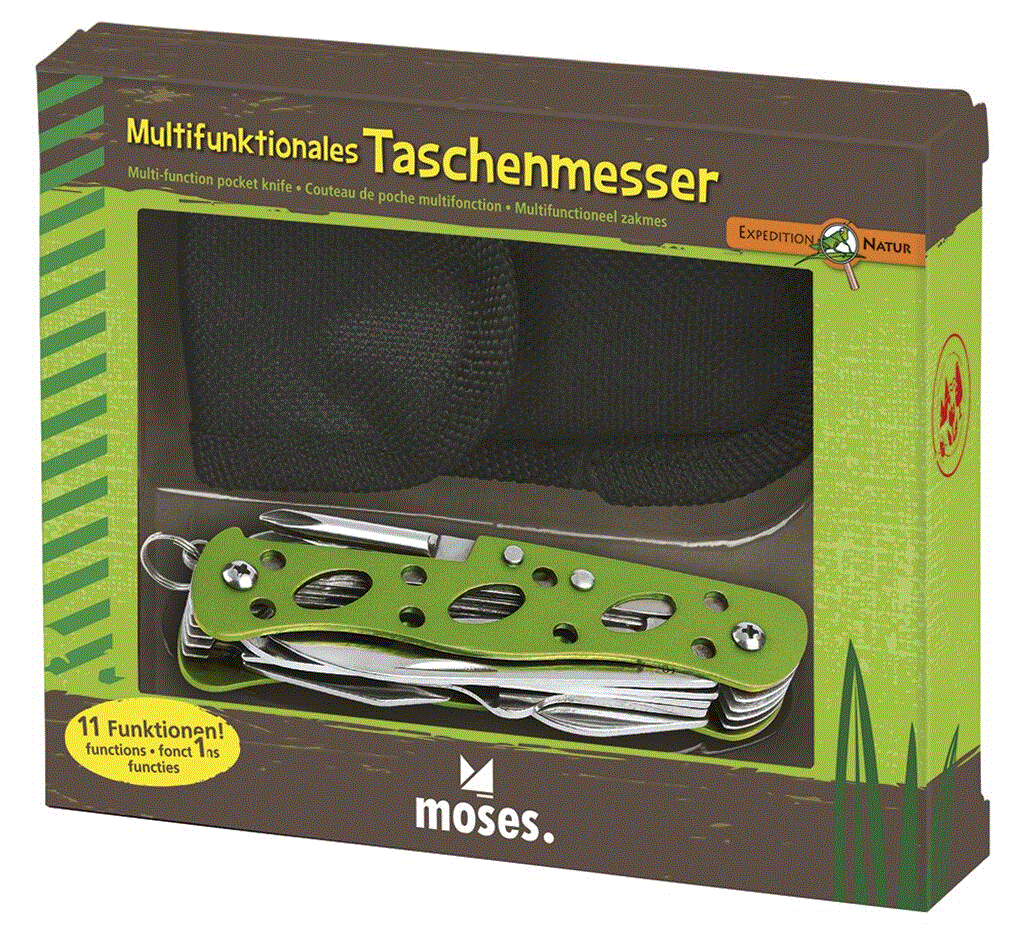moses Expedition Natur Multifunktionales Taschenmesser