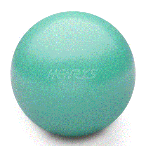 Henrys HiX-Ball P 62mm türkis TPU-Jonglierball mit Polentafüllung 