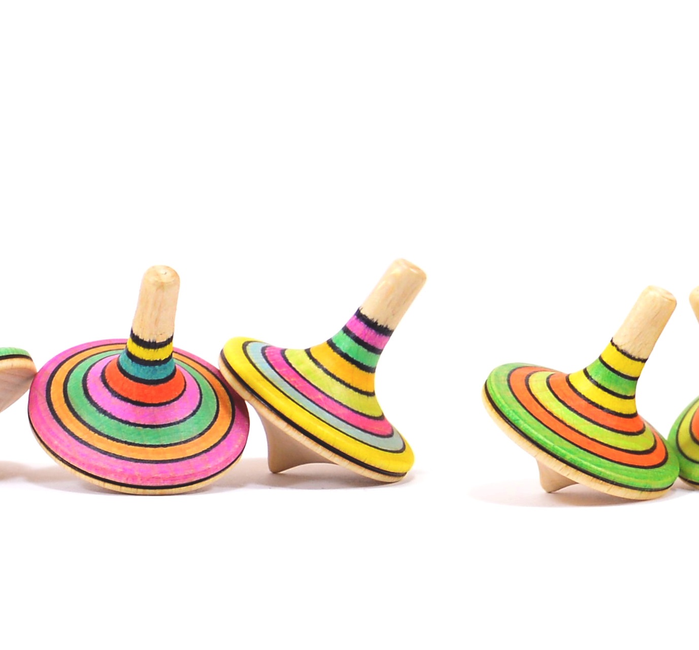 Mader Kreisel Rallye Frühling, Sommer Holzkreisel 1 Stück aus der Kreiselmanufaktur