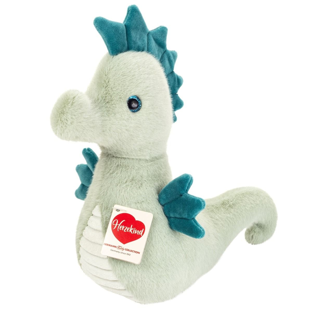 Hermann Teddy Seepferdchen Melba grün 23 cm Stofftier