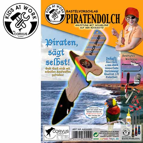 Kids at Work Bastelvorschlag Piratendolch
