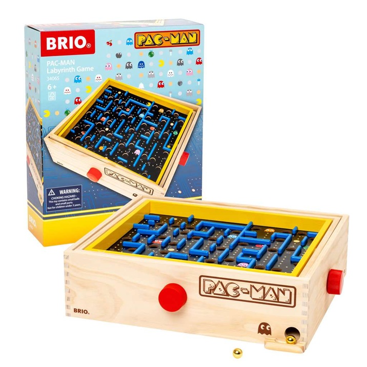 BRIO Pac-Man Labyrinth Retro-Geschicklichkeitsspiel