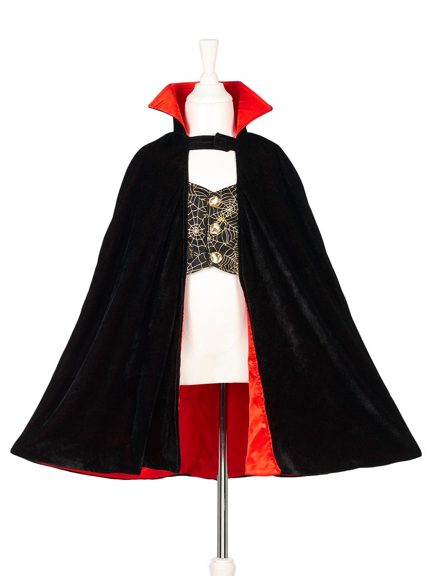 Souza for Kids Dracula cape + teeth, 4-8 yrs, 98-128 cm (1 set)