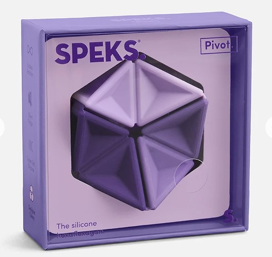 SPEKS Pivot Violet Silicon Fidgettoy